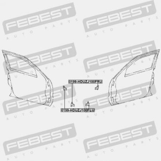 Фото 2 - Двері FEBEST 0199HDUZJ100FRU