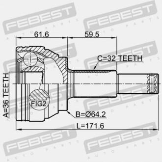 Фото 2 - ШРКШ FEBEST 0210Y51R