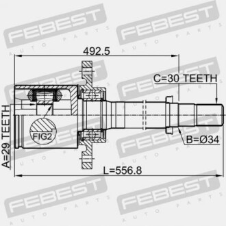 Фото 2 - ШРКШ FEBEST 0211T31ATRH