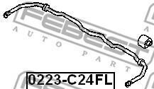 Фото 2 - Стойка стабилизатора FEBEST 0223C24FR