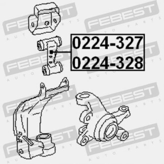 Фото 2 - Ричаг FEBEST 0224327