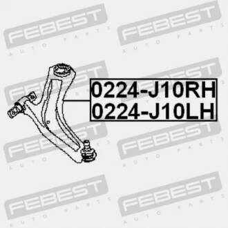 Фото 2 - Ричаг FEBEST 0224J10RH