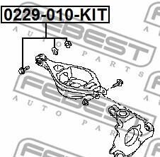 Фото 2 - Рульова тяга FEBEST 0229010KIT