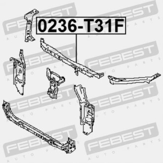 Фото 2 - Панель передняя FEBEST 0236T31F