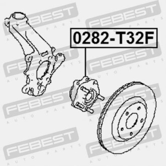 Фото 2 - Ступиця FEBEST 0282T32F