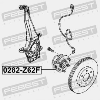 Фото 2 - Ступица FEBEST 0282Z62F