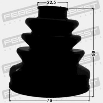 Фото 2 - Пильовик ШРКШ FEBEST 0315-CU2 (0315CU2)