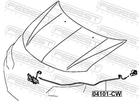 Фото 2 - Автозапчасть FEBEST 04101CW