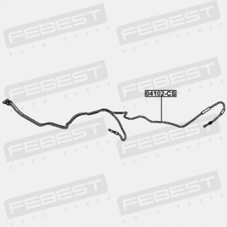 Фото 2 - Автозапчасть FEBEST 04102CS