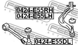 Фото 2 - Ричаг FEBEST 0424E55RH