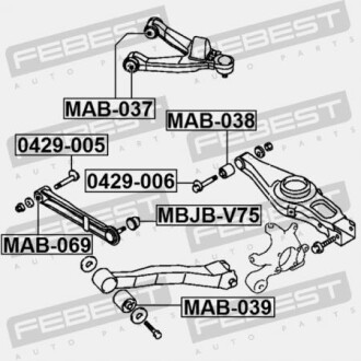 Фото 2 - Рульова тяга FEBEST 0429006