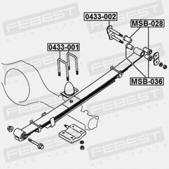 Фото 2 - Рессора FEBEST 0433002