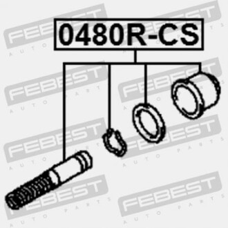 Фото 2 - Рем. комплект FEBEST 0480RCS