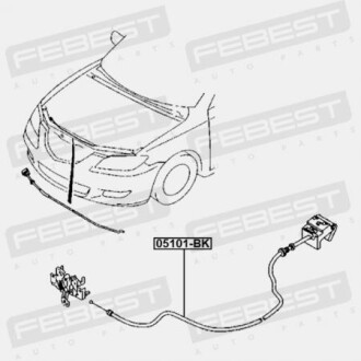 Фото 2 - Автозапчасть FEBEST 05101BK