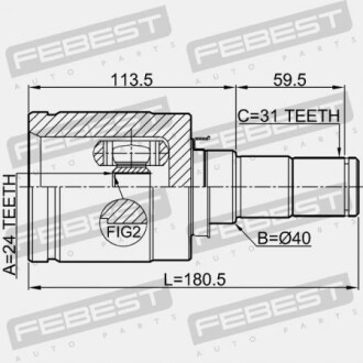 Фото 2 - ШРКШ FEBEST 0511GJATLH