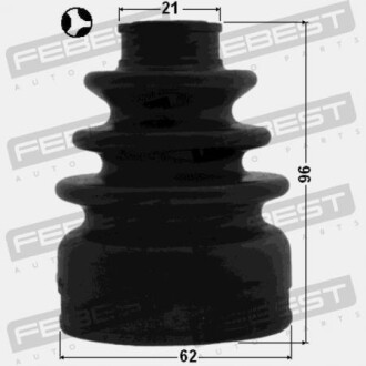 Фото 2 - Пильовик ШРКШ FEBEST 0515M2T