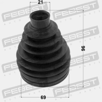Фото 2 - Пильовик ШРКШ FEBEST 0517PDY3