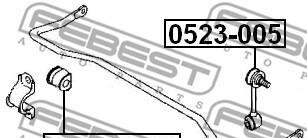 Фото 2 - Стійка стабілізатора FEBEST 0523005
