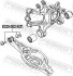 Болт з ексцентриком (рем-кт) Mazda 6 02-18 - ((KD3528473, KD352866Z, KD4550163)) FEBEST 0529002KIT (фото 3)