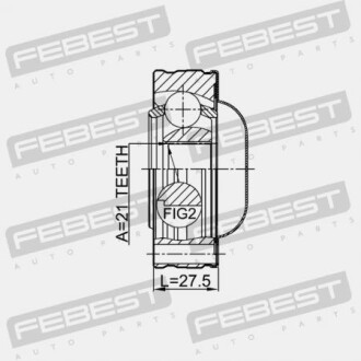 Фото 2 - Елемент трансмісії FEBEST 0711JB420SHA
