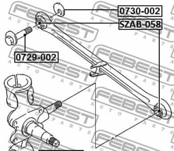 Фото 2 - Рульова тяга FEBEST 0729-002 (0729002)
