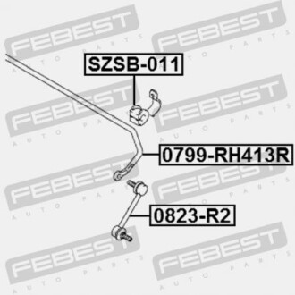 Фото 2 - Стійка стабілізатора FEBEST 0799RH413R