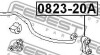 ТЯГА СТАБИЛИЗАТОРА ПЕРЕДНЯЯ (SUBARU IMPREZA G11 2000-2007) - (20420AA003, 20420AA004, 20420AA000) FEBEST 0823-20A (фото 2)