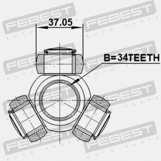 Фото 2 - ШРКШ FEBEST 1016CAP