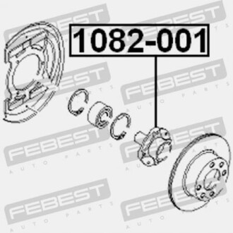 Фото 2 - Ступица FEBEST 1082-001 (1082001)