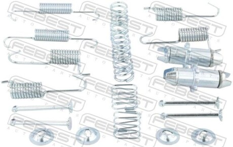 Монтажний комплект барабанних колодок - FEBEST 1204TUC4WDRKIT