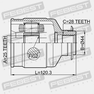 Фото 2 - ШРКШ FEBEST 1211IX35RH
