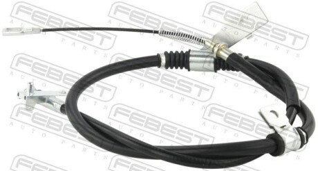 Трос ручного гальма лівий - FEBEST 14100REXDISCLH