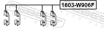 Фото 2 - Автозапчастина FEBEST 1603W906F