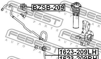 Фото 2 - Стійка стабілізатора FEBEST 1623-209RH