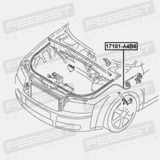 Фото 2 - Автозапчасть FEBEST 17101A4B6