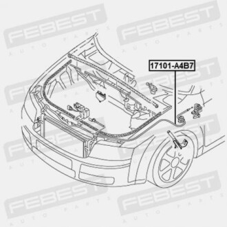Фото 2 - Автозапчастина FEBEST 17101A4B7