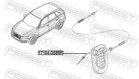 Фото 2 - Автозапчасть FEBEST 17104Q58RF