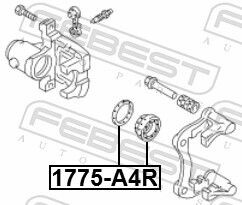Фото 2 - Ремкомплект суппорта FEBEST 1775-A4R (1775A4R)