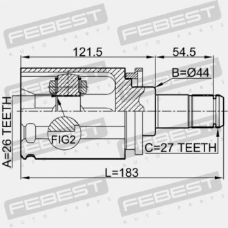 Фото 2 - ШРКШ FEBEST 1911E70LH
