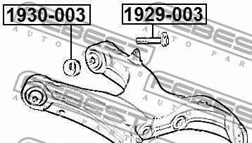 Фото 2 - Автозапчасть FEBEST 1930-003 (1930003)
