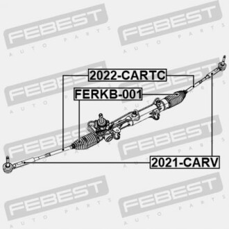 Фото 2 - Рульова тяга FEBEST 2022CARTC