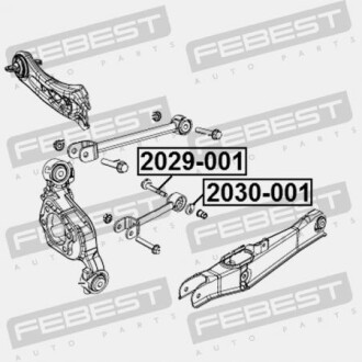 Фото 2 - Автозапчастина FEBEST 2030001