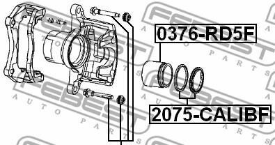 Фото 2 - Тормозной суппорт FEBEST 2074SEBRFKIT