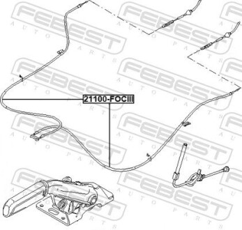 Фото 2 - Автозапчастина FEBEST 21100FOCIII