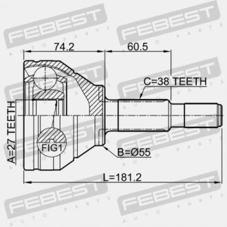 Фото 2 - ШРУС FEBEST 2110-EXPAWD