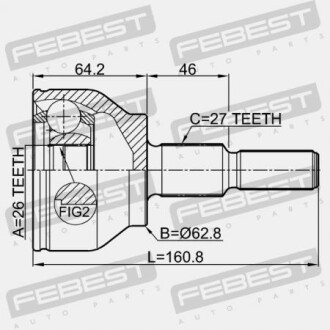 Фото 2 - ШРКШ FEBEST 2110KUGII