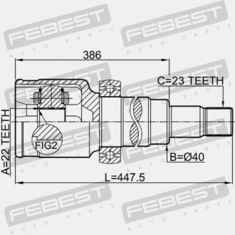 Фото 2 - ШРКШ FEBEST 2111-CB8 (2111CB8)
