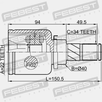 Фото 2 - ШРКШ FEBEST 2111CDHLH
