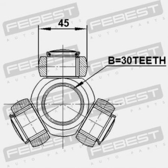 Фото 2 - ШРКШ FEBEST 2116TRD