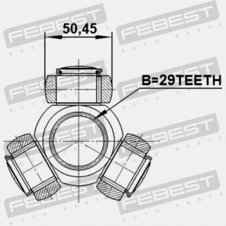 Фото 2 - ШРУС FEBEST 2116TTG